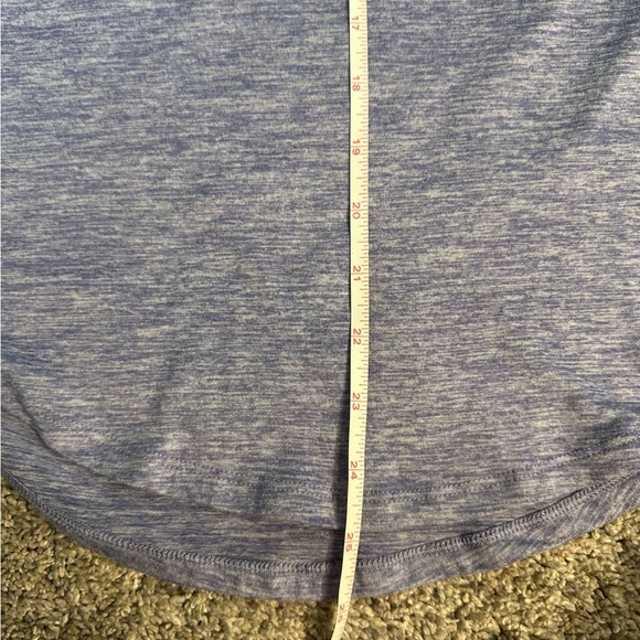 GapFit Brushed Tech Jersey Knot-Hem Tank Top Purple Small athletic gopcore lilac - Picture 10 of 12